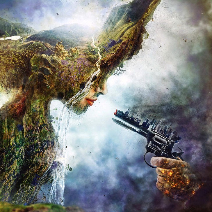 "Betrayal", digital artwork by Mario Sanchez Nevado , 2013.